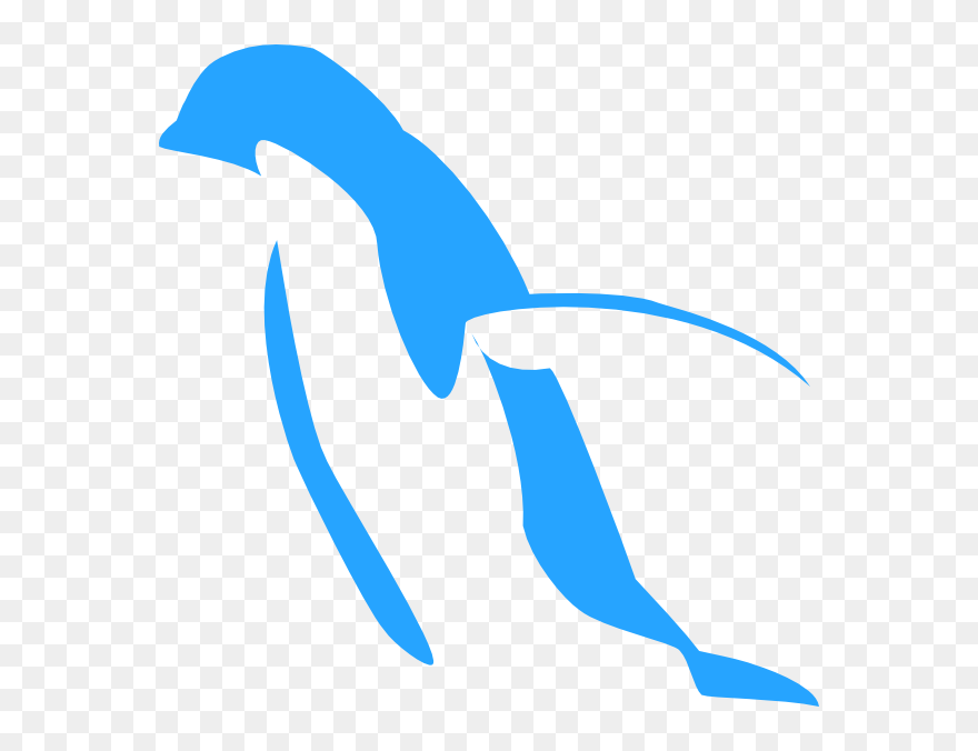Blue Penguin Vector Clipart