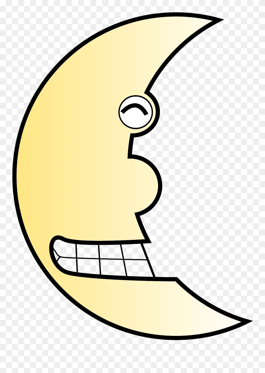 Moon Animasi Clipart