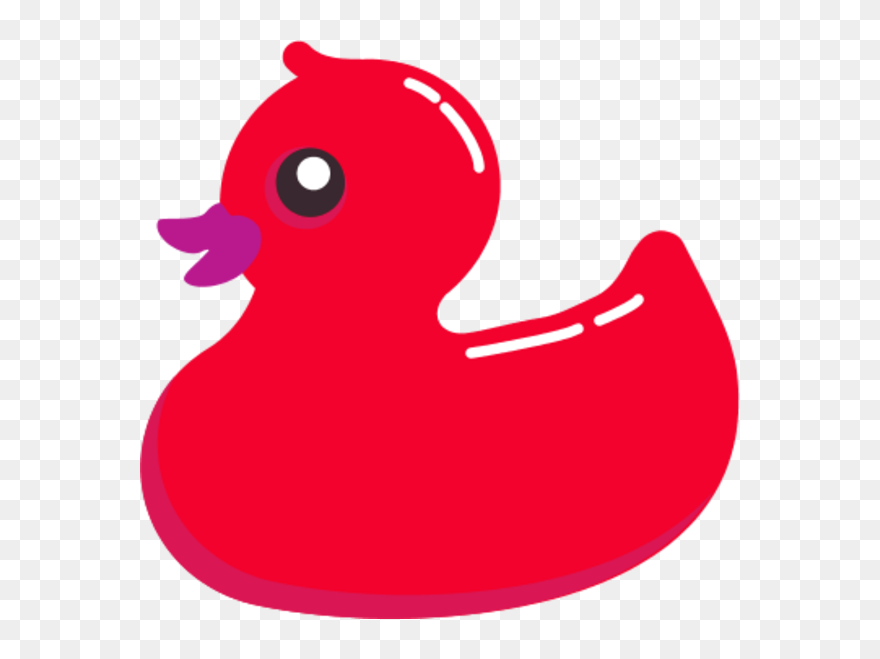 Duck Free Content Clip Art Red Cliparts - Rubber Duck Vector Png Transparent Png