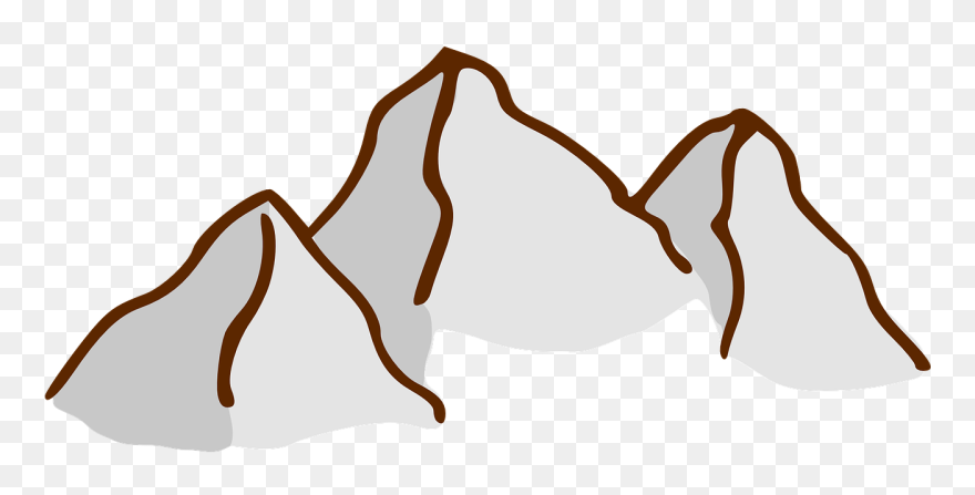 Mountains On A Fantasy Map Clipart