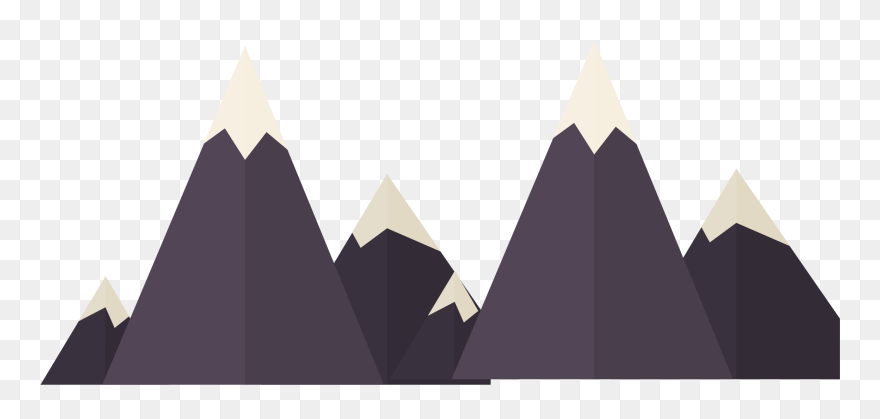 Vector Black Creative Snow Mountain Png Download - Portable Network Graphics Clipart