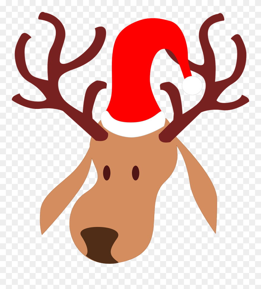 Transparent Reindeer Clip Art - Reindeer Png