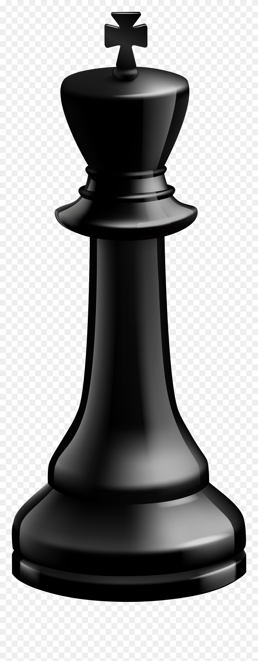 King Black Chess Piece Png Clip Art - King Chess Piece Png Transparent Png