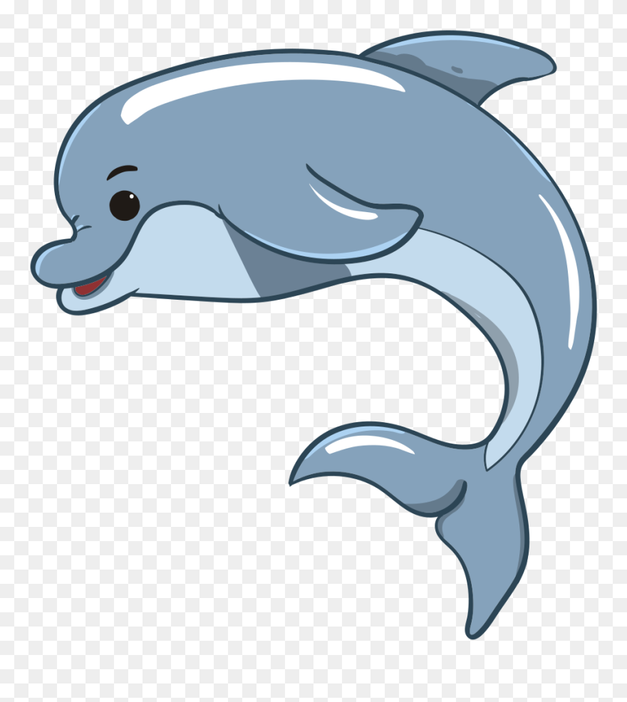 Cartoon Dolphin Clipart