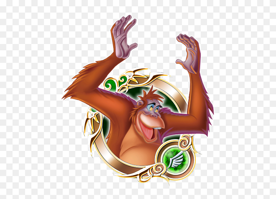 The Jungle Book Clipart King Louie - King Louie Clip Art - Png Download