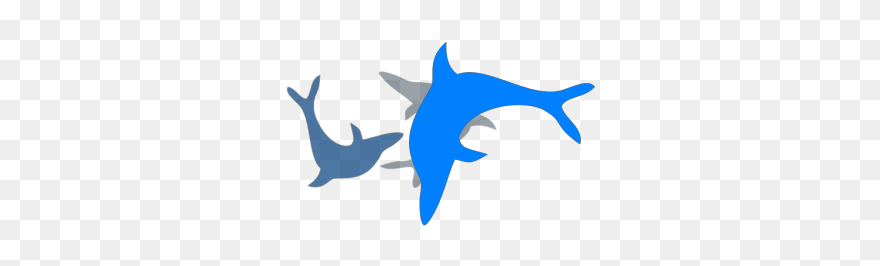Light Blue Dolphin Png Icons - Carcharhiniformes Clipart