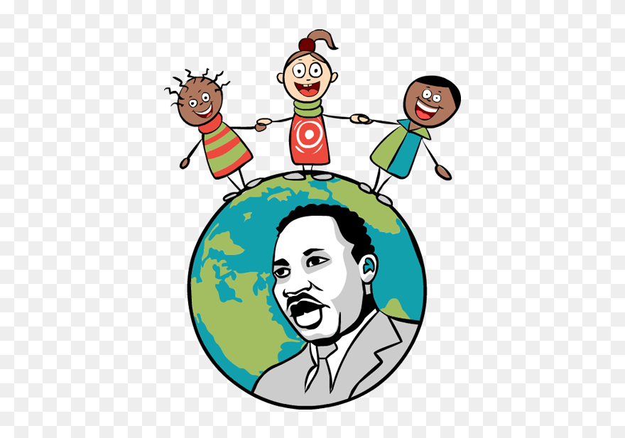 Martin Luther Jr Preschooler Transparent & Png Clipart - Clip Art Martin Luther King Jr Day
