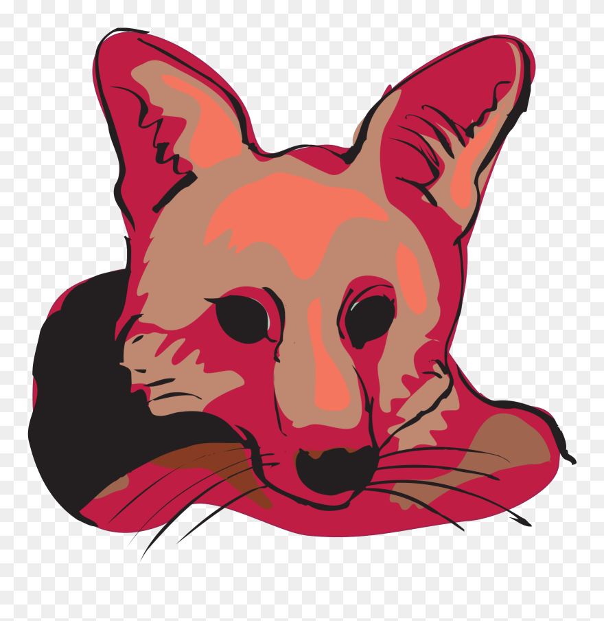 Fox Face Clipart - Clip Art - Png Download