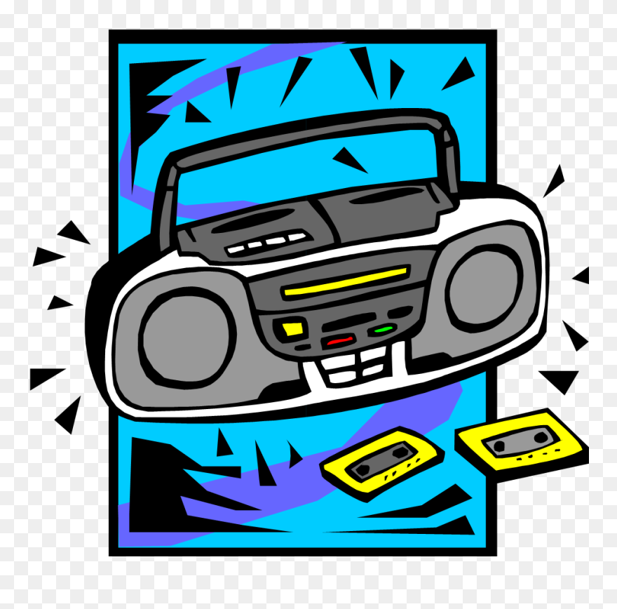 Transparent Boom Box Clipart - Png Download