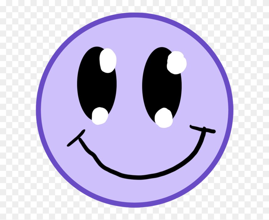 Smiley Emoticon Computer Icons Clip Art - Smili Face Purpole No Backround - Png Download