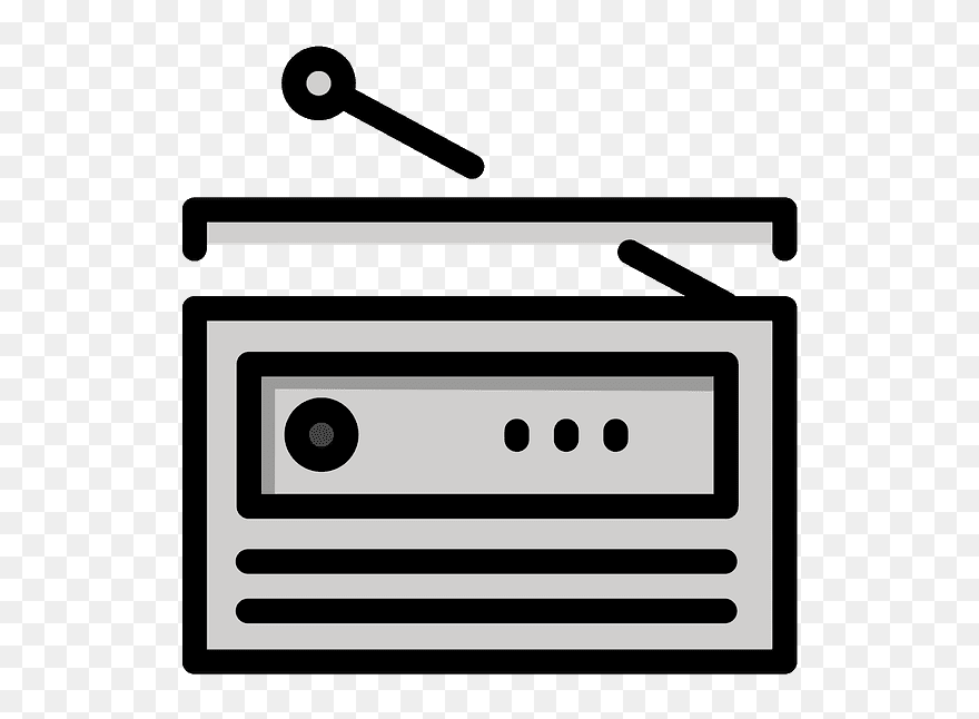 Radio Emoji Clipart - Png Download