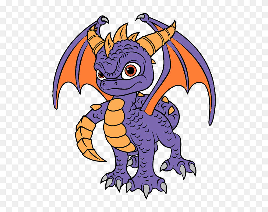 Easy Skylanders Spyro Drawing Clipart