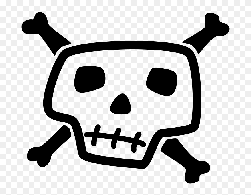Skull And Bones Skull And Crossbones Clip Art - Clip Art Skull And Crossbones - Png Download