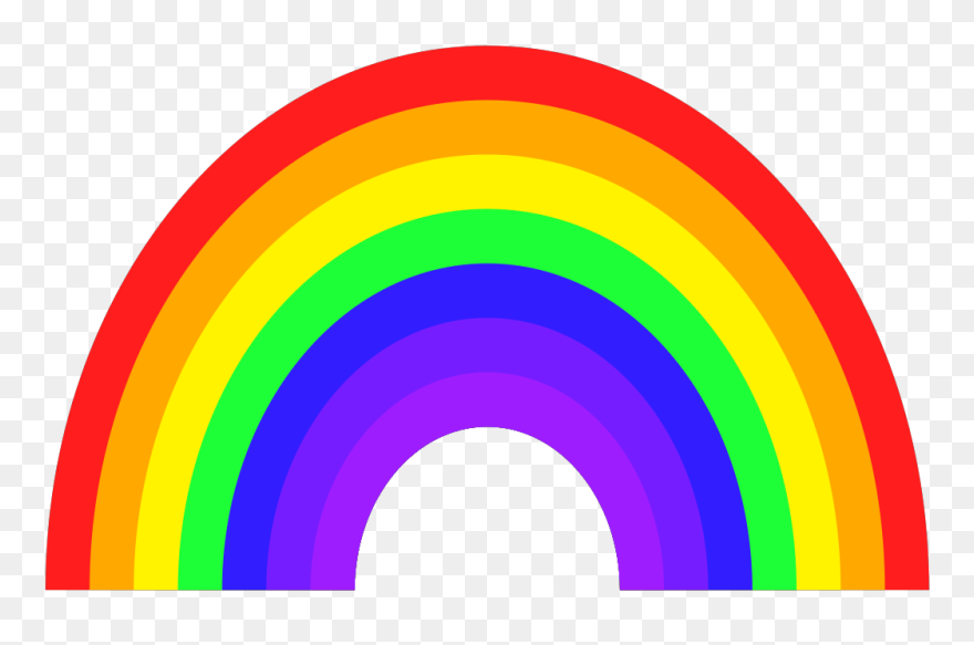 Rainbow Clip Art Small - Png Download