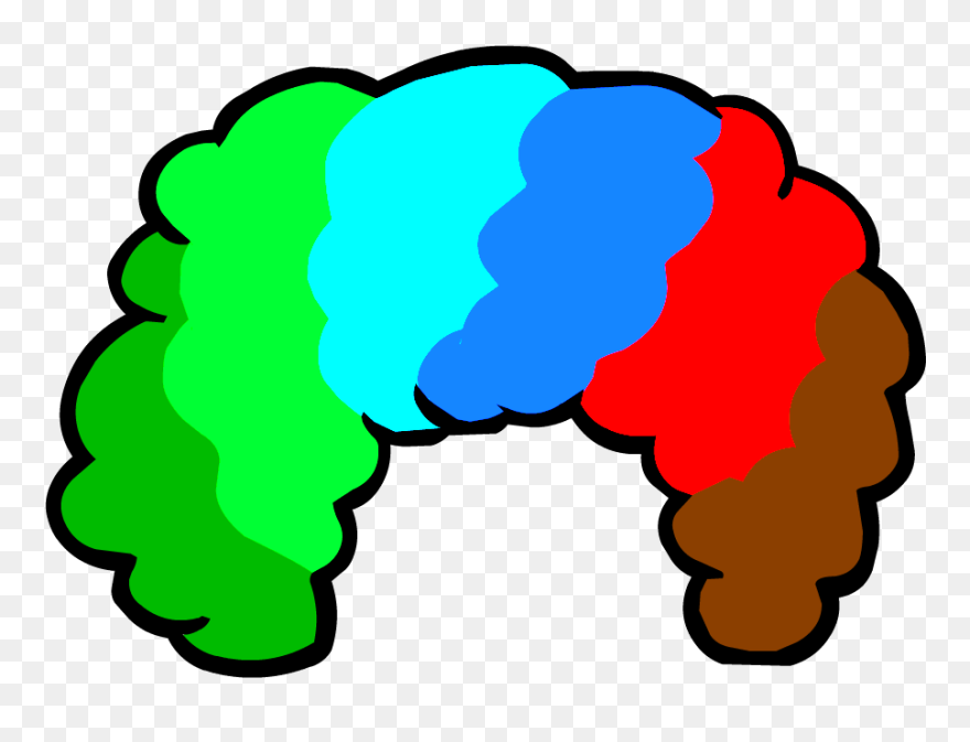 Clown Wig Clip Art - Clown Wig Clipart - Png Download