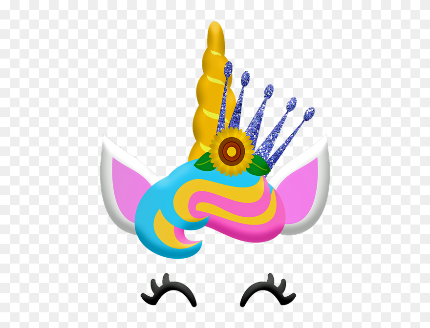 Unicorn Head Unicorn Horse - Kepala Unicorn Png Clipart