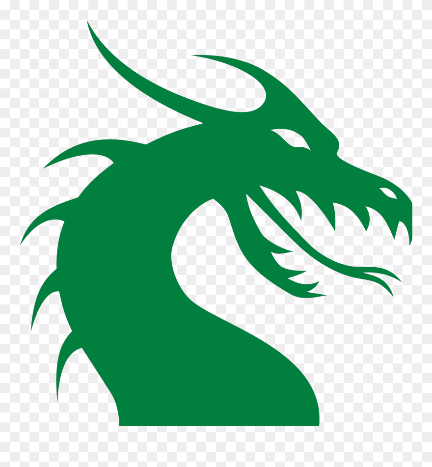 Green Dragon Clip Art - Png Download