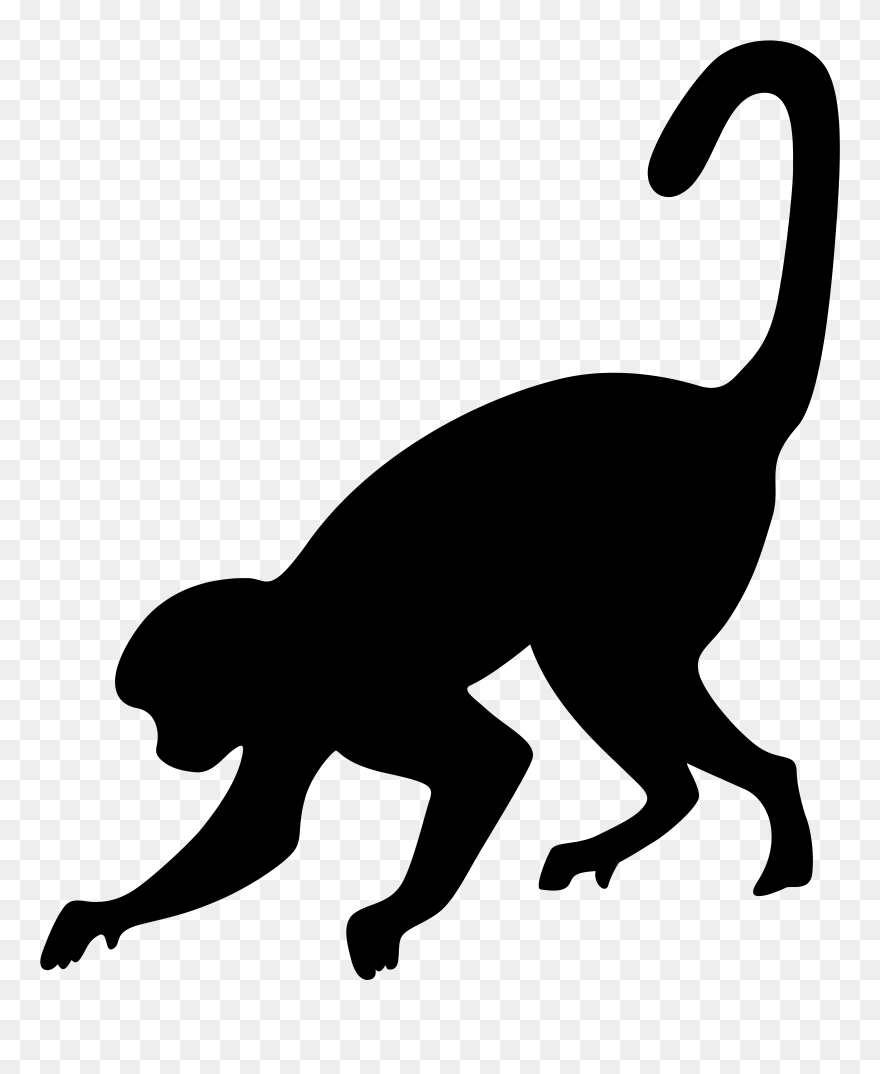Swinging Through The Wall Street Jungle Silhouette Clipart