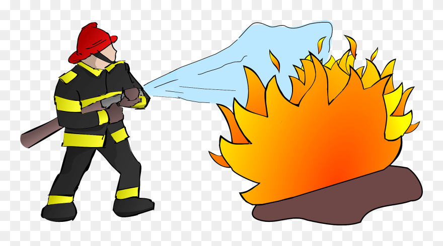 Firefighter Clipart - Png Download