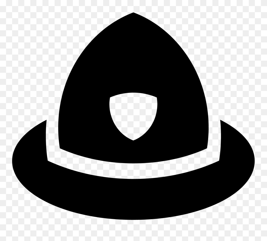 Firefighter"s Helmet Fire Department - Firefighter Helmet Icon Png Clipart