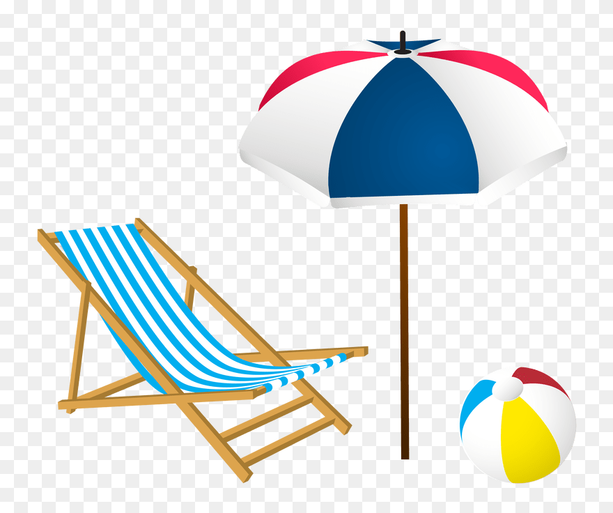 Vacation Clipart Umbrella Summer - Png Summer Clipart Transparent Png