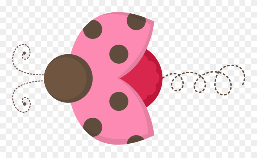 Png Freeuse Library And Brown Ladybug - Pink Ladybug Clipart Transparent Png