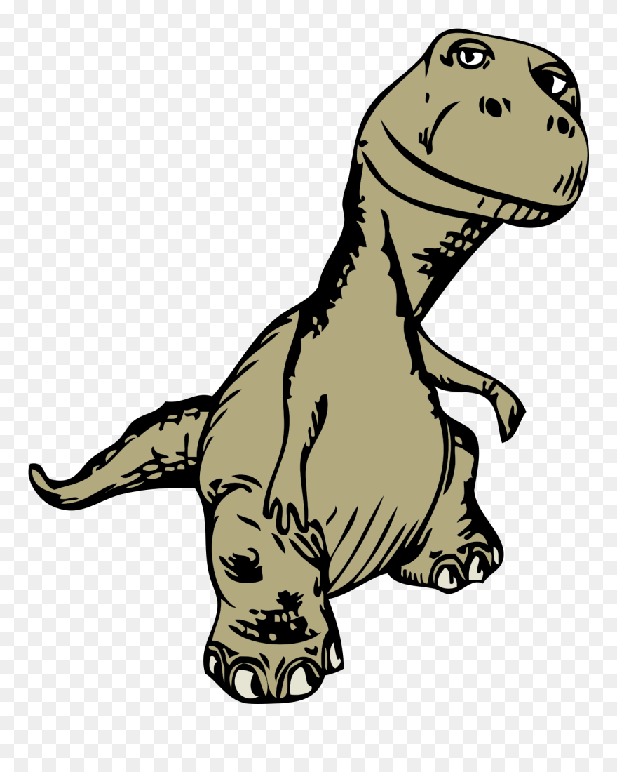 Dinosaur Hd Front View Clipart