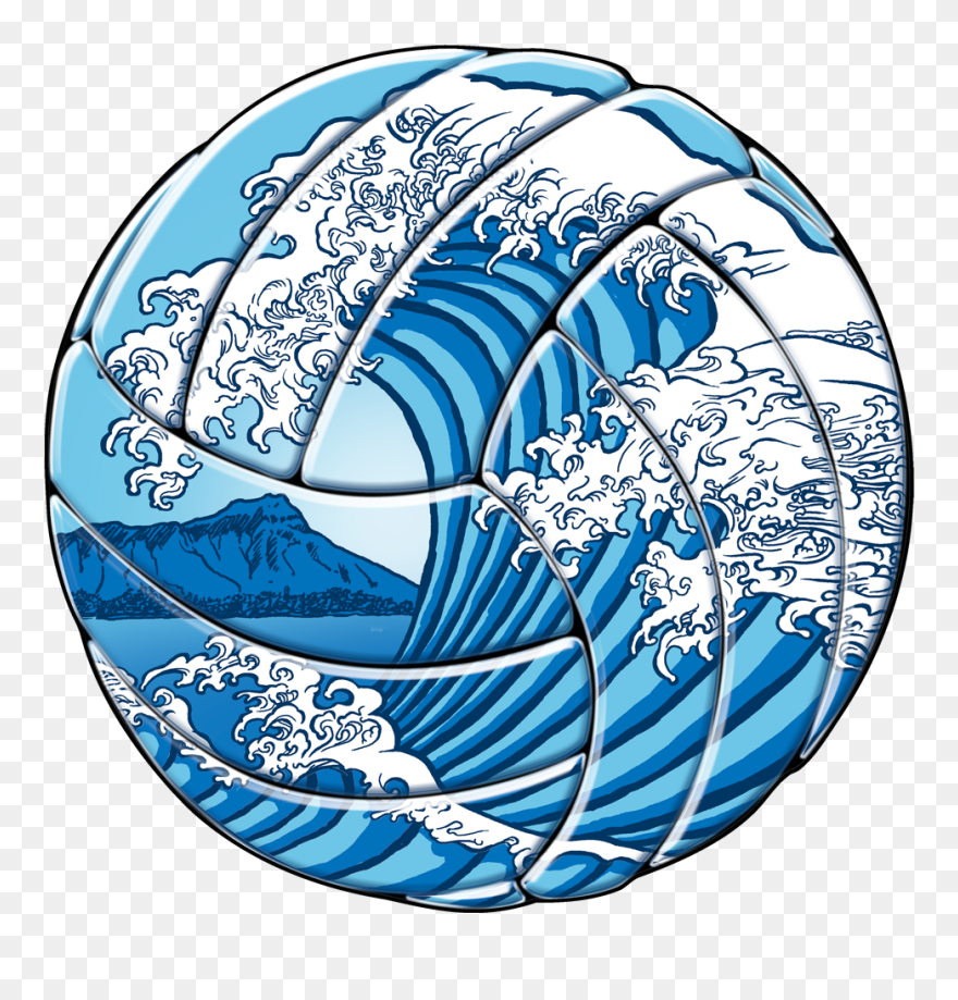 Rainbow Clipart Volleyball - Png Download