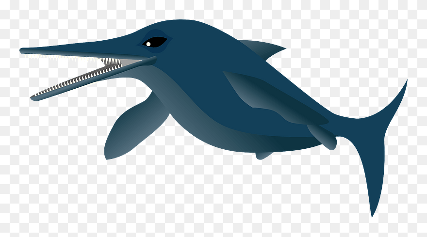 Liopleurodon Dinosaur Clipart - Swordfish - Png Download