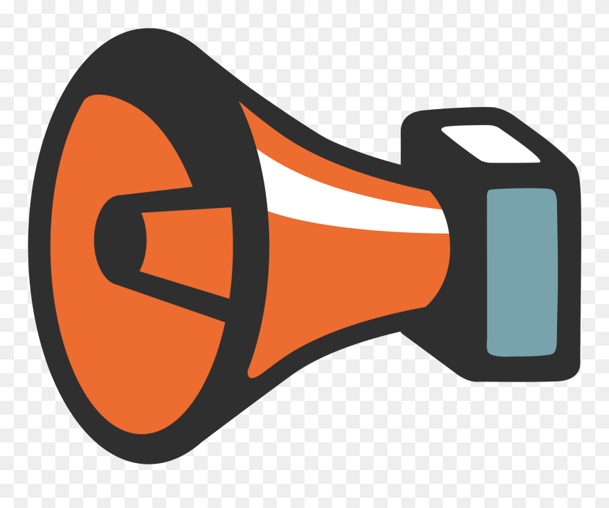 Megaphone Clipart Emoji, Megaphone Emoji Transparent - Emoji Hoparlör Png