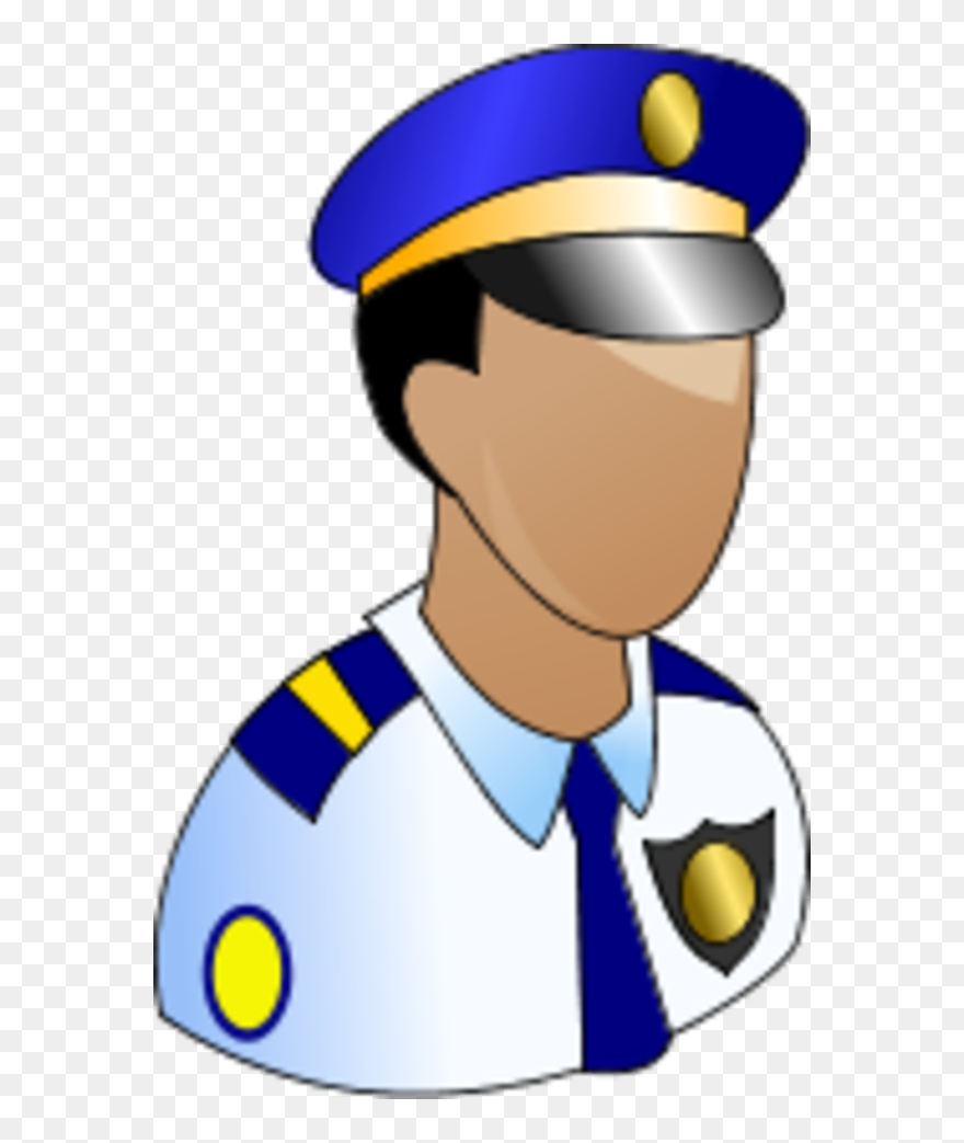 Vector Clip Art - Clipart Police Officer - Png Download