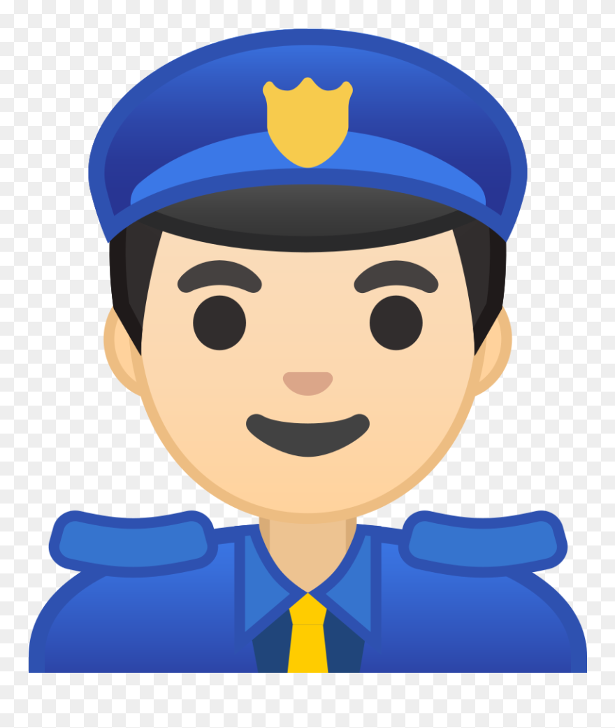 Download Svg Download Png Police Man Emoji - Police Emoji Png Clipart