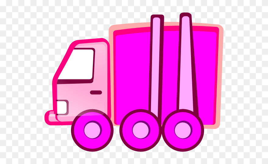 Pink Truck Clipart - Png Download
