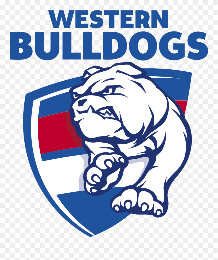 Transparent Bulldog Clip Art - Western Bulldogs Logo Vector - Png Download