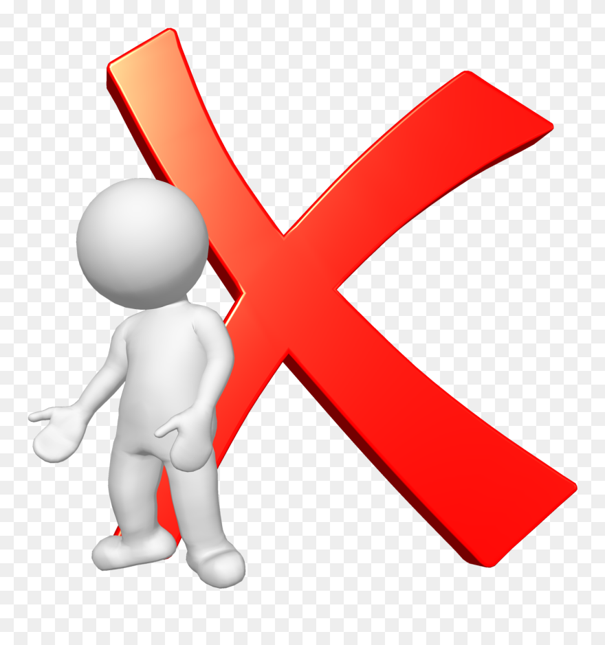 Comely Clip Art Tick And Cross - Negative Clip Art Png Transparent Png