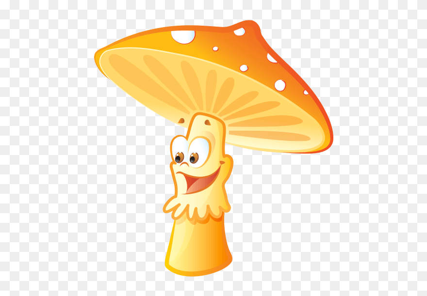 Art Mural Clipart Png Image Transparent Library Sticker - Disegni Colorati Funghetti Per Bambini