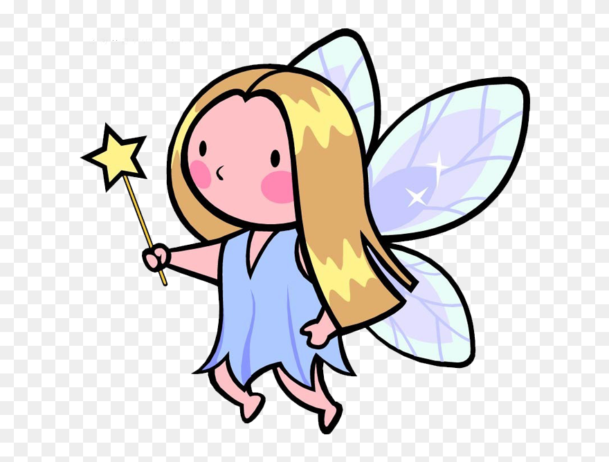 Fairy Clipart Sad - Tooth Fairy Drawing Easy - Png Download