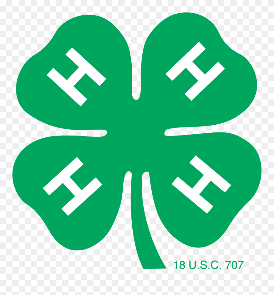 4 H Emblem Clipart Svg Freeuse Stock Uc Anr 4 H Branding - 4 H Clover Png Transparent Png