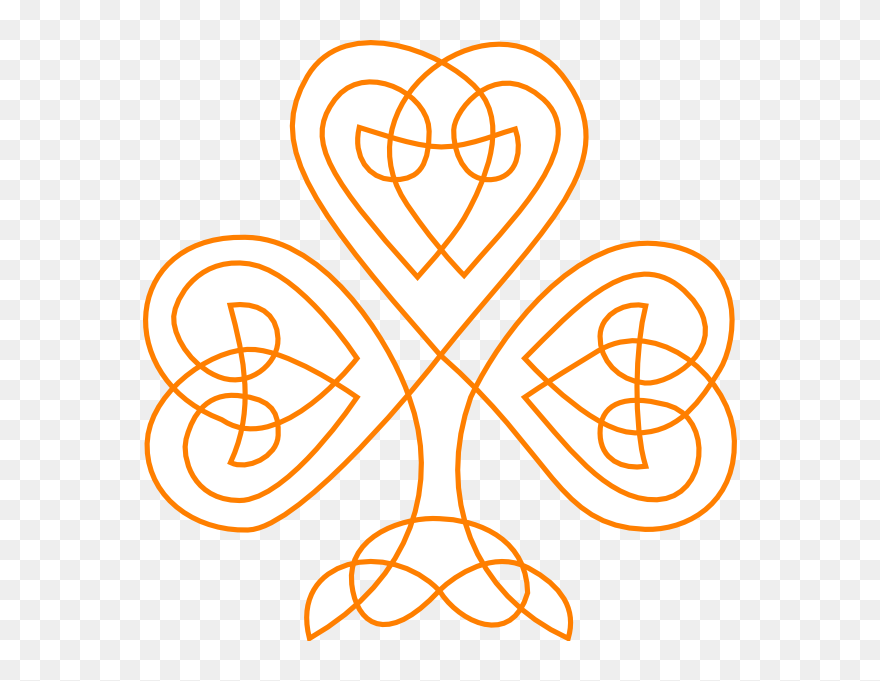 Celtic Transparent Shamrocks Clipart