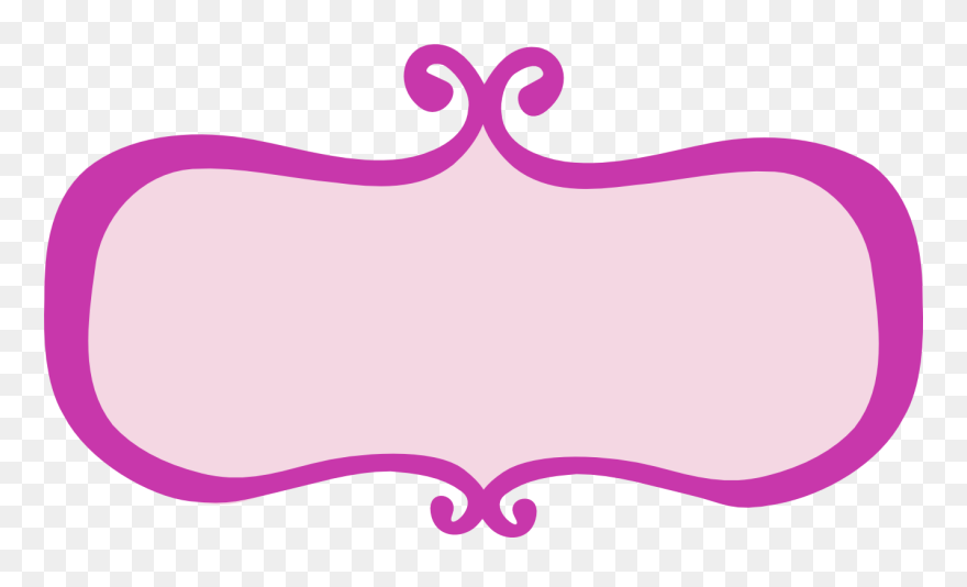 Clip Art Label Shapes Clipart - Frame Free Vector Clipart - Png Download