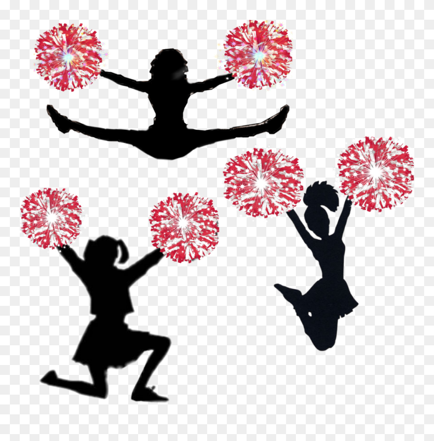 Transparent Cheerleader Clip Art - Cheerleader Pom Pom Emoji - Png Download