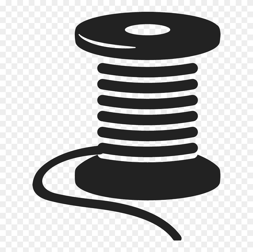 Of Rubber Stamp Stamps - Spool Of Thread Png Clipart