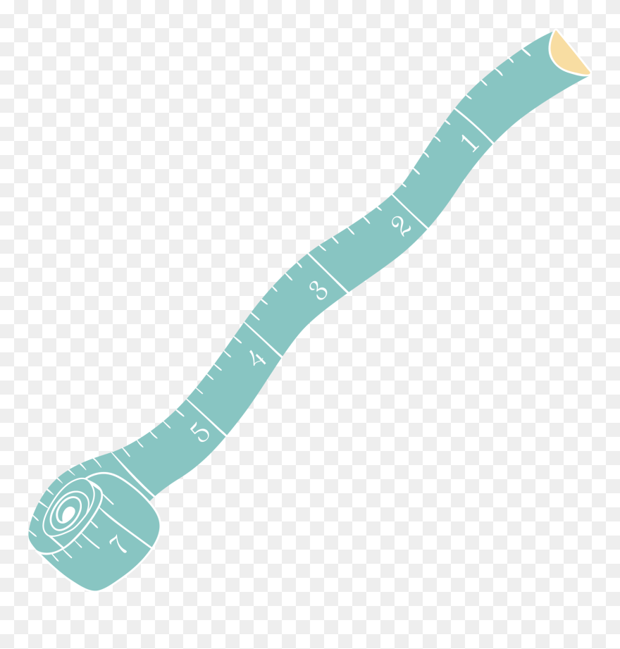Transparent Sewing Clip Art - Measuring Tape Clipart Transparent - Png Download