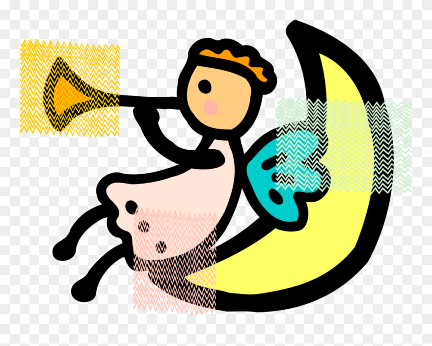 Horn Clipart Angel - Png Download