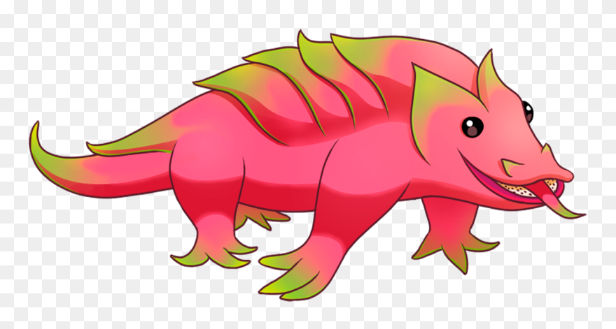 Dragon Fruit Animated Clipart - Cartoon Images Of Dragon Fruits - Png Download