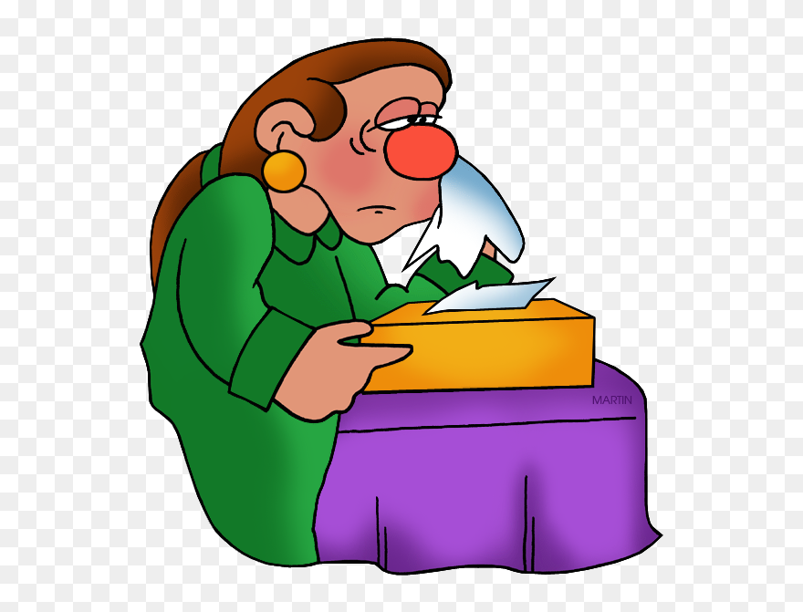 Comfort Clipart Winter - Cold Sick Clipart - Png Download