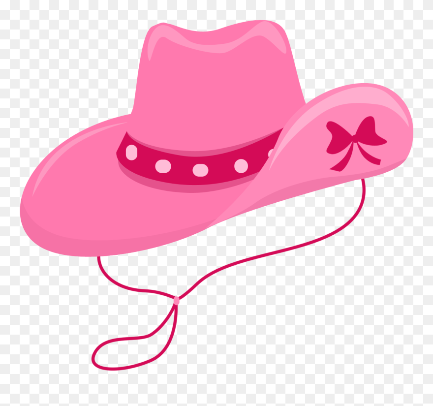 Hat "n - Pink Cowgirl Hat Clipart - Png Download