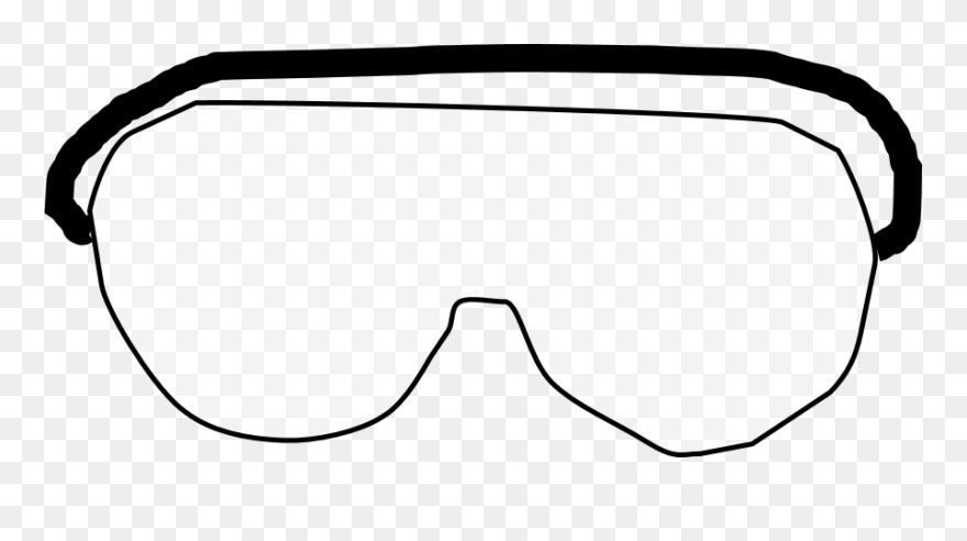 Safety Goggles Clipart - Safety Glasses Clipart Png Transparent Png