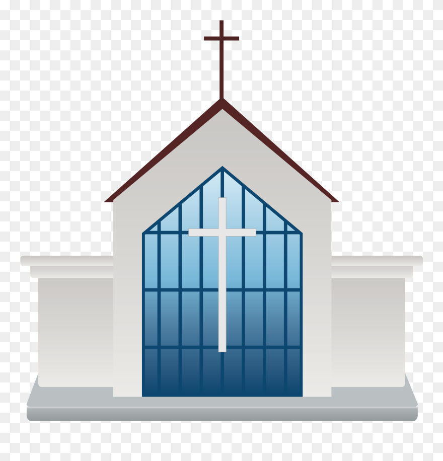 Chapel Church Cartoon Drawing - Church Building Cartoon Png Clipart