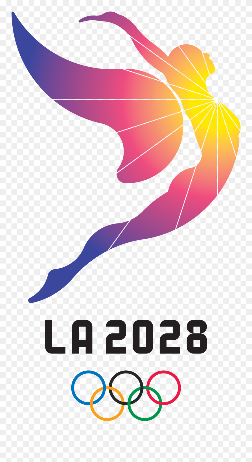 Transparent Precious Moments Graduation Clipart - La Olympics 2028 Logo - Png Download